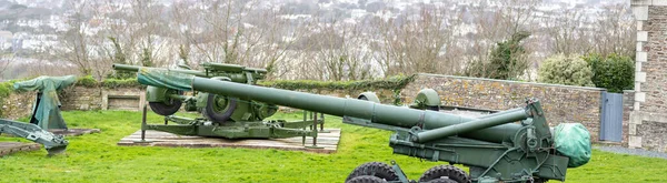 Falmouth Cornwall United Kingdom February 21St 2020 Cannons Display Pendennis — Stock Photo, Image