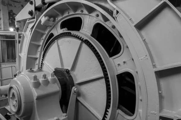 Pendeen Cornwall United Kingdom February 20Th 2020 Winding Equipment Display — Stock Photo, Image