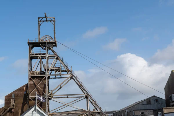 Pendeen Cornwall United Kingdom February 20Th 2020 View Victory Shaft — Stock Photo, Image