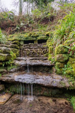 Somerset, Yeovil 'deki Ninesprings kır parkında uzun süre bir şelale görüldü.