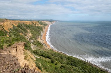 Dorset 'teki Jurasik Kıyı Çizgisi Görünümü