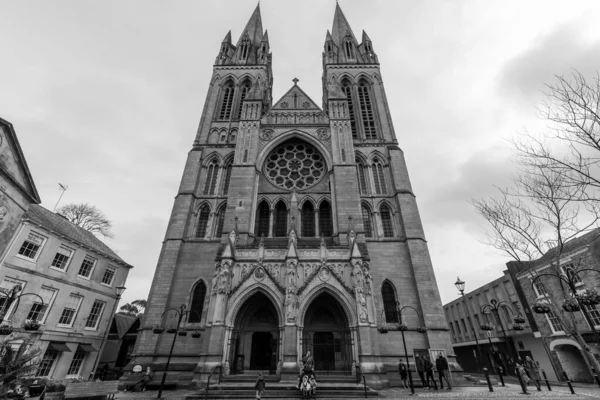 View Front Truro Cathedral Cornwall — Stock Photo, Image