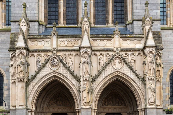 View Front Truro Cathedral Cornwall — Stock Photo, Image