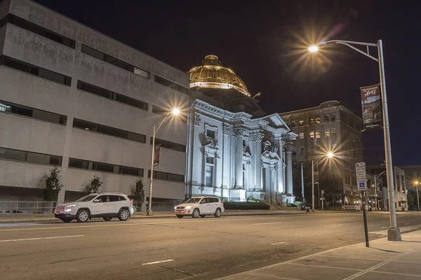 Utica Nueva York Septiembre 2018 Edificio Bank Savings Bank Utica — Foto de Stock