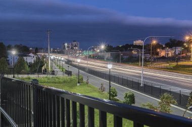 Gece atış karayolu 5 Utica, New York, ABD