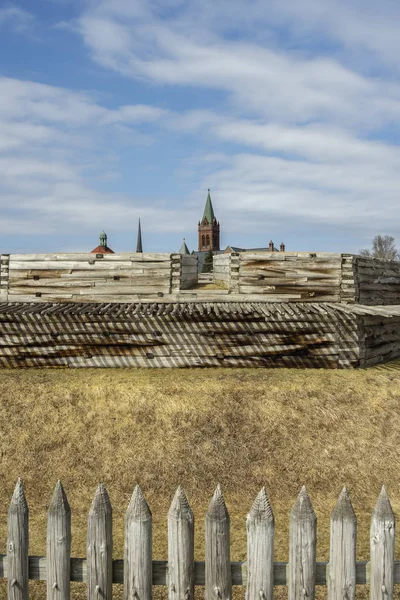 Fort Stanwix Ulusal Anıtı & Ulusal Tarihi Alan, Roma, New York — Stok fotoğraf