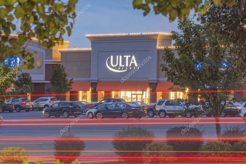 NEW HARTFORD, NEW YORK - AUG 16, 2019: Ulta Salon, Cosmetics & Fragrance Retail Location. Ulta Provides Beauty Products and a Salon