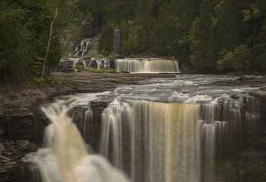 Trenton Falls Located in Barneveld, New York Which Opens Only Two Day in May and Twio Day In September a Year. clipart