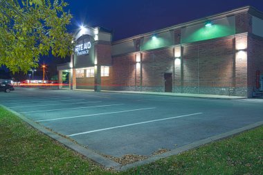 New Hartford, New York - 14 Ekim 2019: Rite-Aid Corporation Amerika 'nın en büyük ilaç ve eczane zinciri..