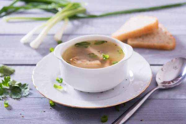 Fresh Fish Soup Ingredients Spices Cooking Woodn Background — Stock Photo, Image