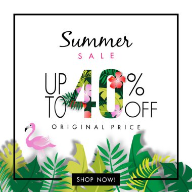 Yaz Satışı Arkaplan Vektörü