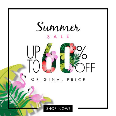 Yaz Satışı Arkaplan Vektörü