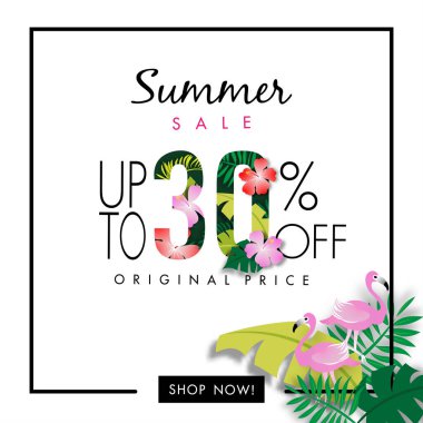 Yaz Satışı Arkaplan Vektörü