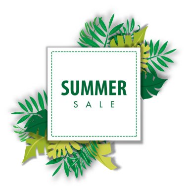 Yaz Satışı Arkaplan Vektörü