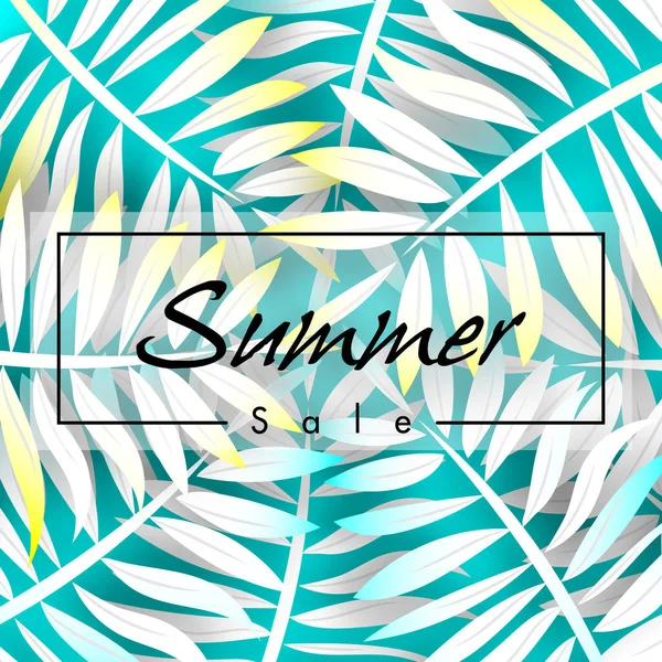 Summer Sale Background Vector — Stock Vector