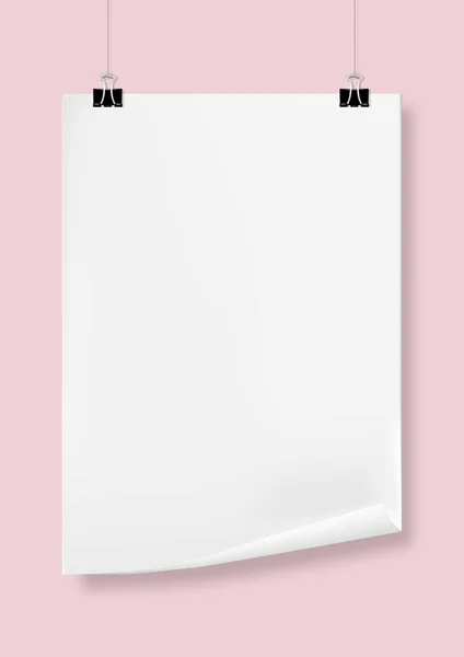 Hoja Papel Blanco Moderno Diseño Arte Papel Inforgraphic Estilo Corte — Vector de stock