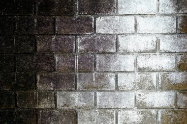 Yaklaş, Eski Grunge Tuğla Duvar dokusu Arkaplanı.