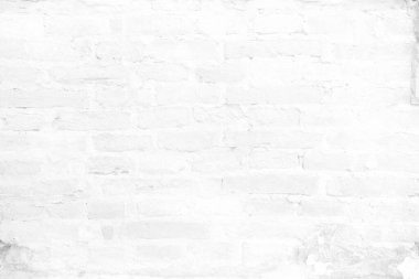 Beyaz tuğla duvar dokusu arkaplanı.