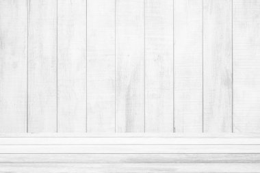 Tahta Duvar Arkaplanı olan Beyaz Tahta Masa Ürün Gösterimi İçin Uygun.