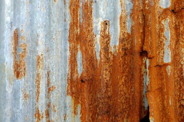 Eski Paslı Çinko Duvarı Arkaplanı.