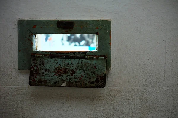 Old Peephole Jail Room — Stock Photo, Image