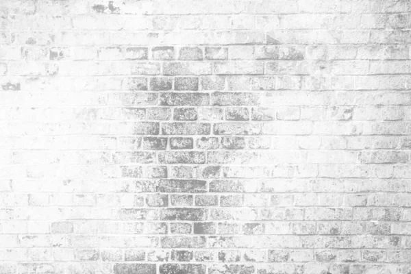 ホワイトグランジレンガ壁のテクスチャ背景 — ストック写真