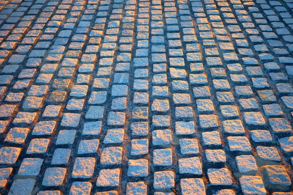 Sunlight Shining Stone Pavement — Stock Photo, Image