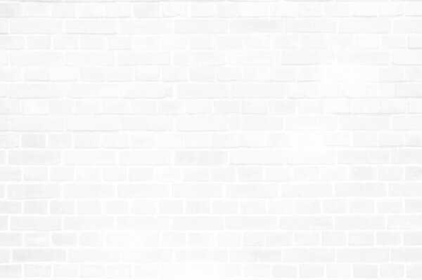White Old Brick Wall Texture Background.
