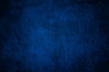 Mavi Grunge Beton Duvar dokusu Arkaplanı.