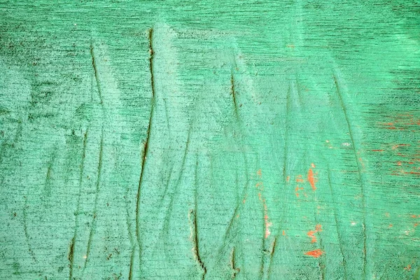 Groene Verf Houten Muur Textuur Achtergrond — Stockfoto