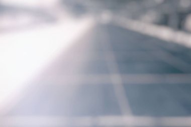 İz Yolu Arkaplanının Beyaz Bulanık İçi.