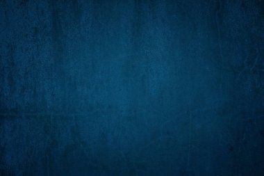 Mavi Grunge Beton Duvar dokusu Arkaplanı.