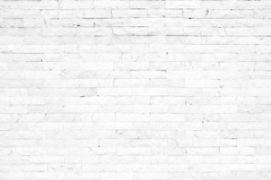 Beyaz tuğla duvar dokusu arkaplanı.