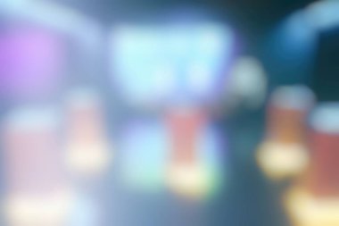 Bulanık Beyaz Mini Sinema Arkaplanı.