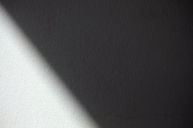 Beyaz Beton Duvarda Güneş Işığı Arkaplanı.