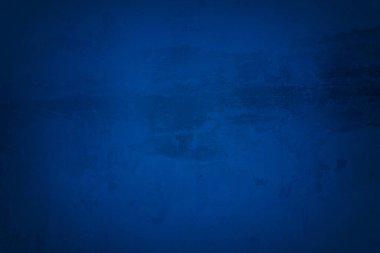 Mavi Grunge Beton Duvar dokusu Arkaplanı.