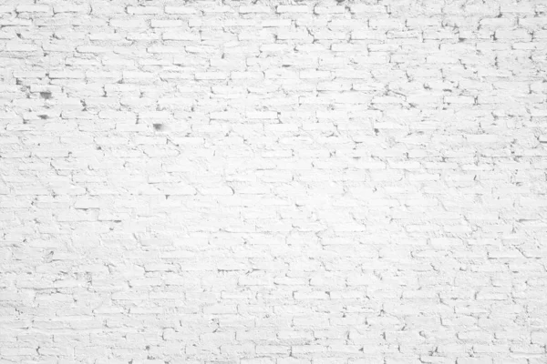 Bílá Cihlová Zeď Textura Pozadí — Stock fotografie