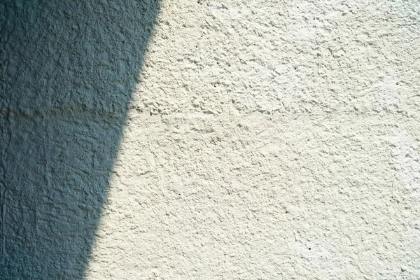 Beyaz Grunge Beton Duvarda Güneş Işığı Gölge — Stok fotoğraf