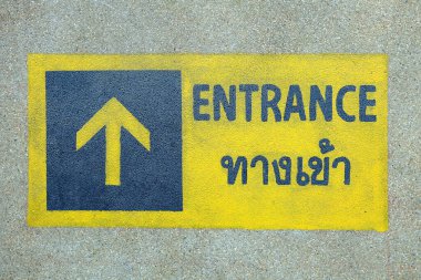 Yerdeki Giriş Tabelasını Kapat.