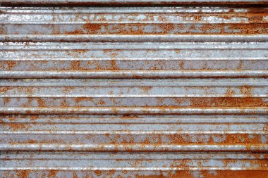 Rusty Çinko Katlanabilir Kapı Arkaplanı 'nı kapat.