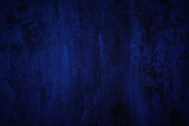 Mavi Grunge Beton Duvar dokusu Arkaplanı.