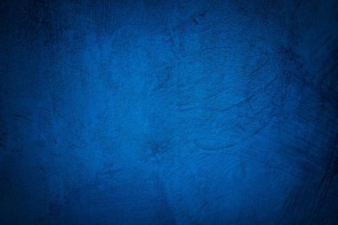 Soyut Mavi Grunge Beton Duvar Doku Arkaplanı.