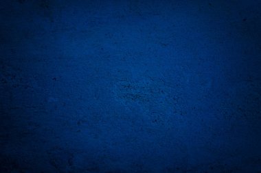 Eski Grunge Beton Duvarı Mavi Ton Arkaplanı.