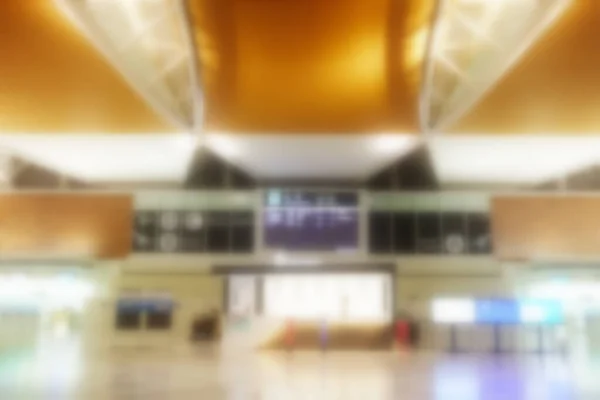 Abstrakt Suddig Avgångar International Airport Hallway Interiör Bakgrund — Stockfoto