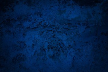 Mavi Grunge Beton Duvar dokusu Arkaplanı.
