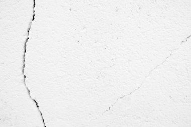 Beyaz Kırık Beton Duvar Dokusu Arkaplanı.