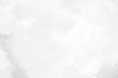 Beyaz Fırça Vuruşu Tablo Dokusuna Boyama Arkaplanı.