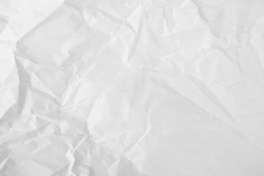 beyaz buruşmuş kağıt doku arkaplanı.