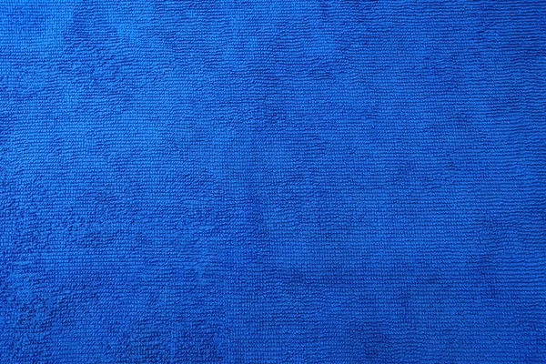 Old Blue Microfiber Cloth Texture Background — Stock Photo, Image