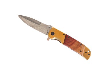 Beyaz izole katlanabilir çakı                         